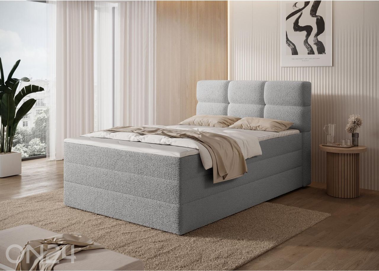 Континентальная кровать с ящиком Kasped 140x200 см увеличить