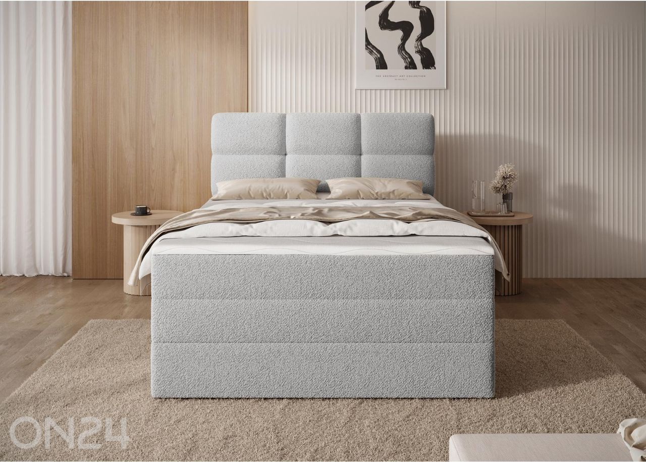 Континентальная кровать с ящиком Kasped 140x200 см увеличить