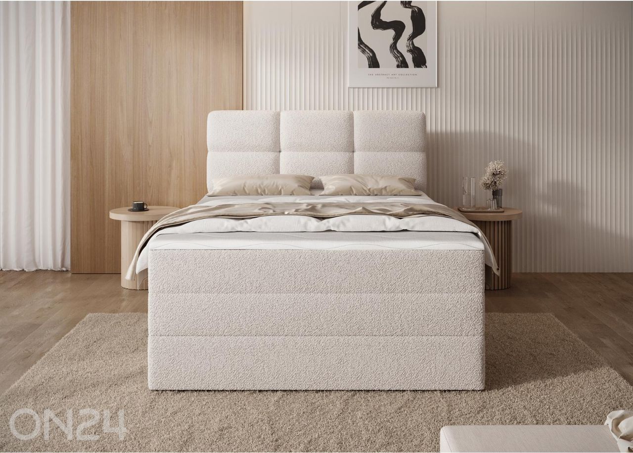 Континентальная кровать с ящиком Kasped 140x200 см увеличить