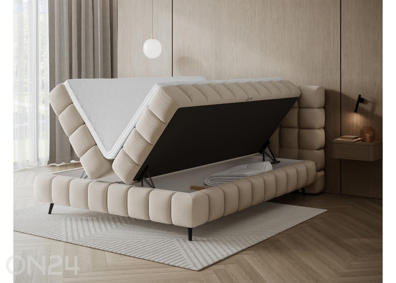 Континентальная кровать с ящиком Sabeno 140x200 см увеличить