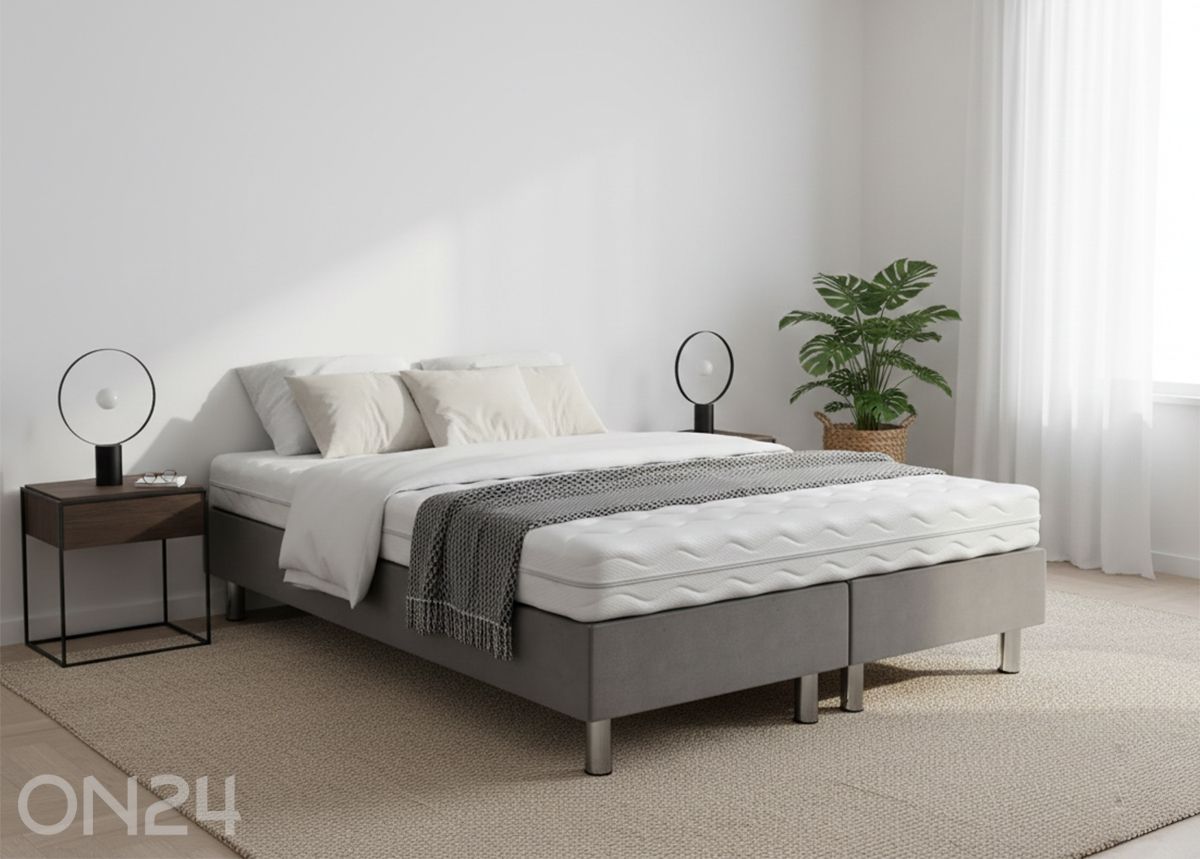 Континентальная кровать 140x200 см + матрас увеличить