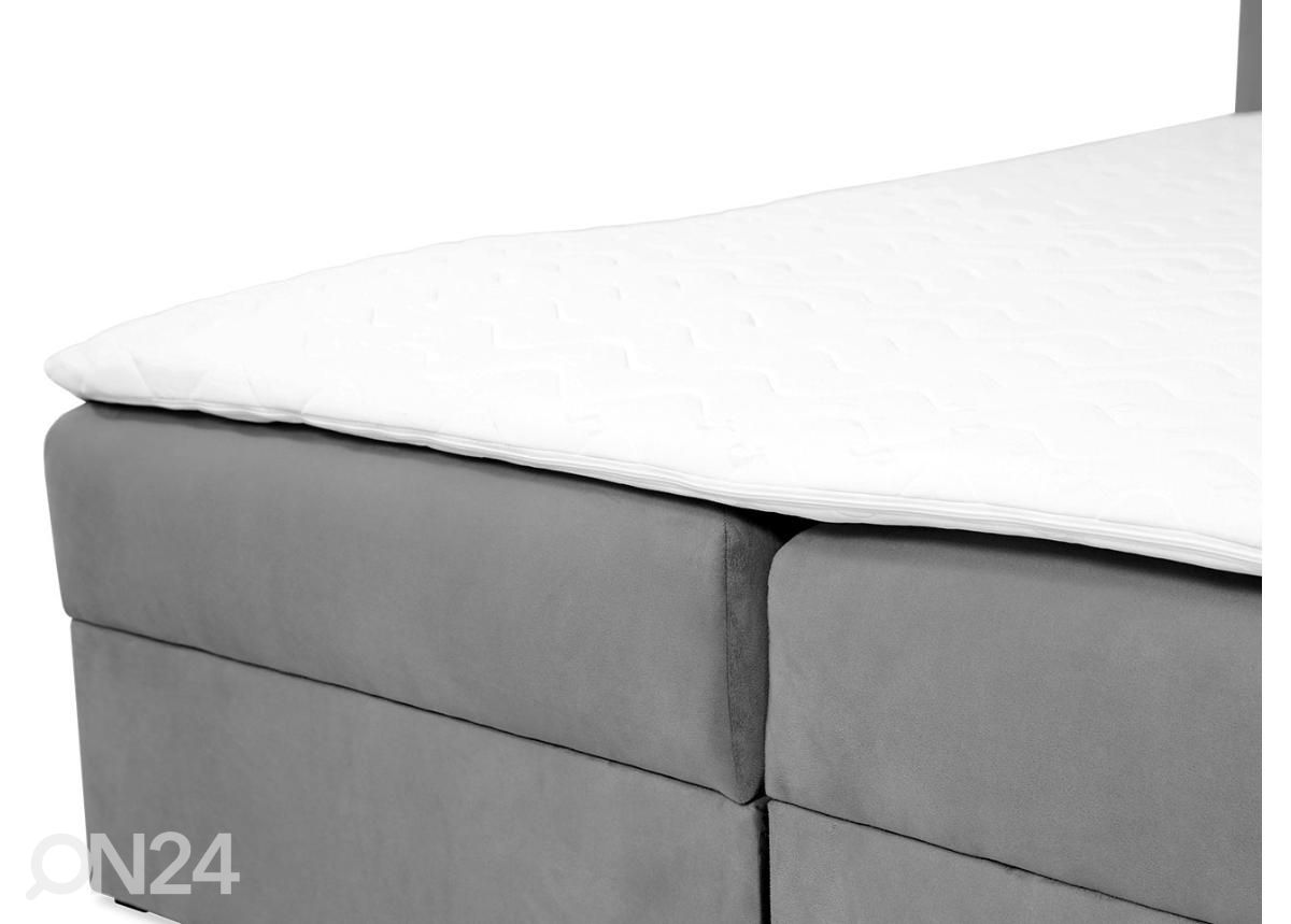 Континентальная кровать 180x200 cm, серый текстиль увеличить
