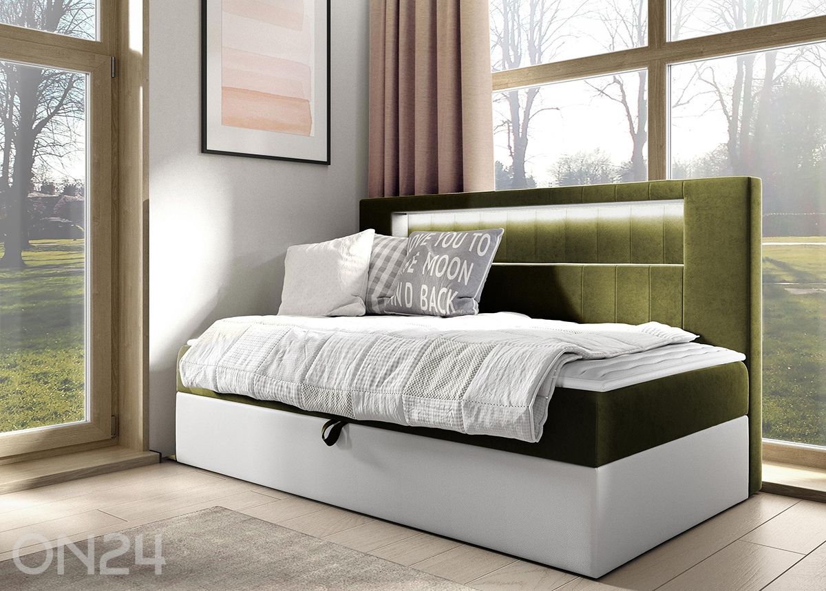Континентальная кровать Gold II 80x200 см увеличить