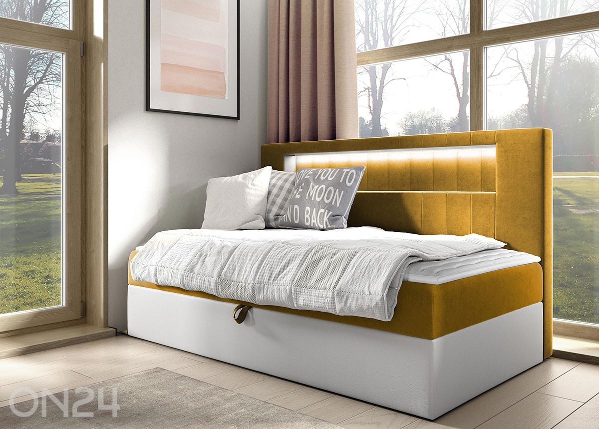 Континентальная кровать Gold II 90x200 см увеличить