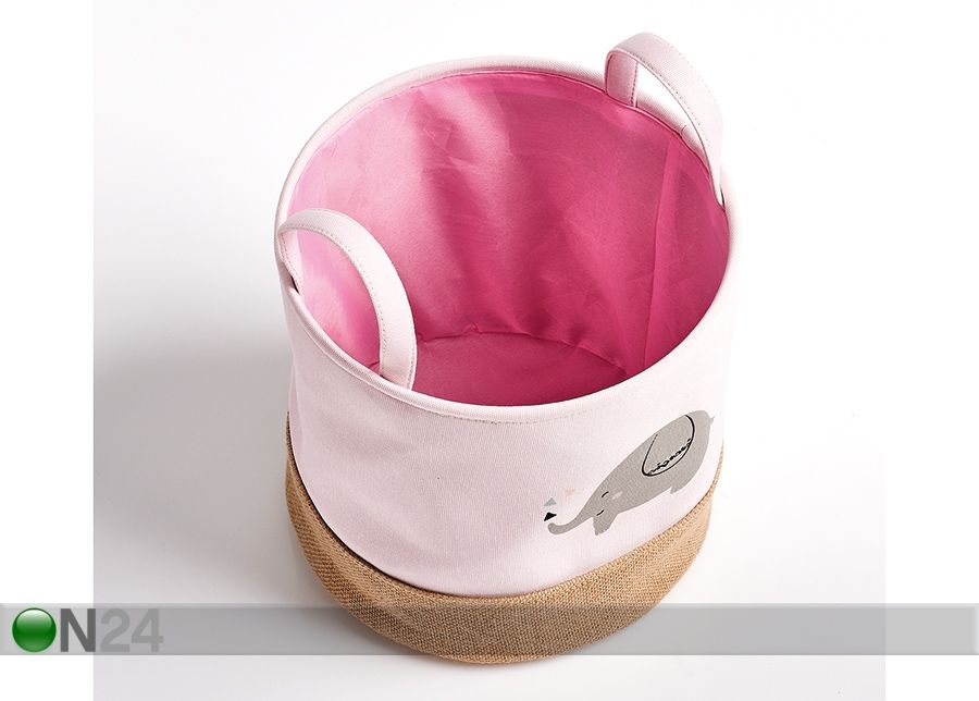 Корзина для игрушек Слон Ø 30x29 см увеличить