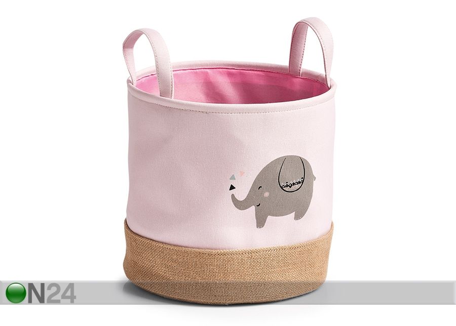 Корзина для игрушек Слон Ø 30x29 см увеличить