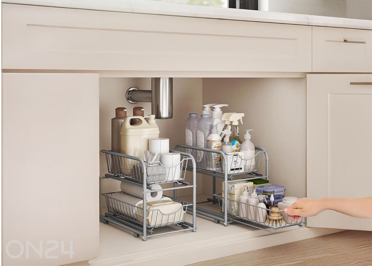 Корзина-полка для кухонного шкафа увеличить