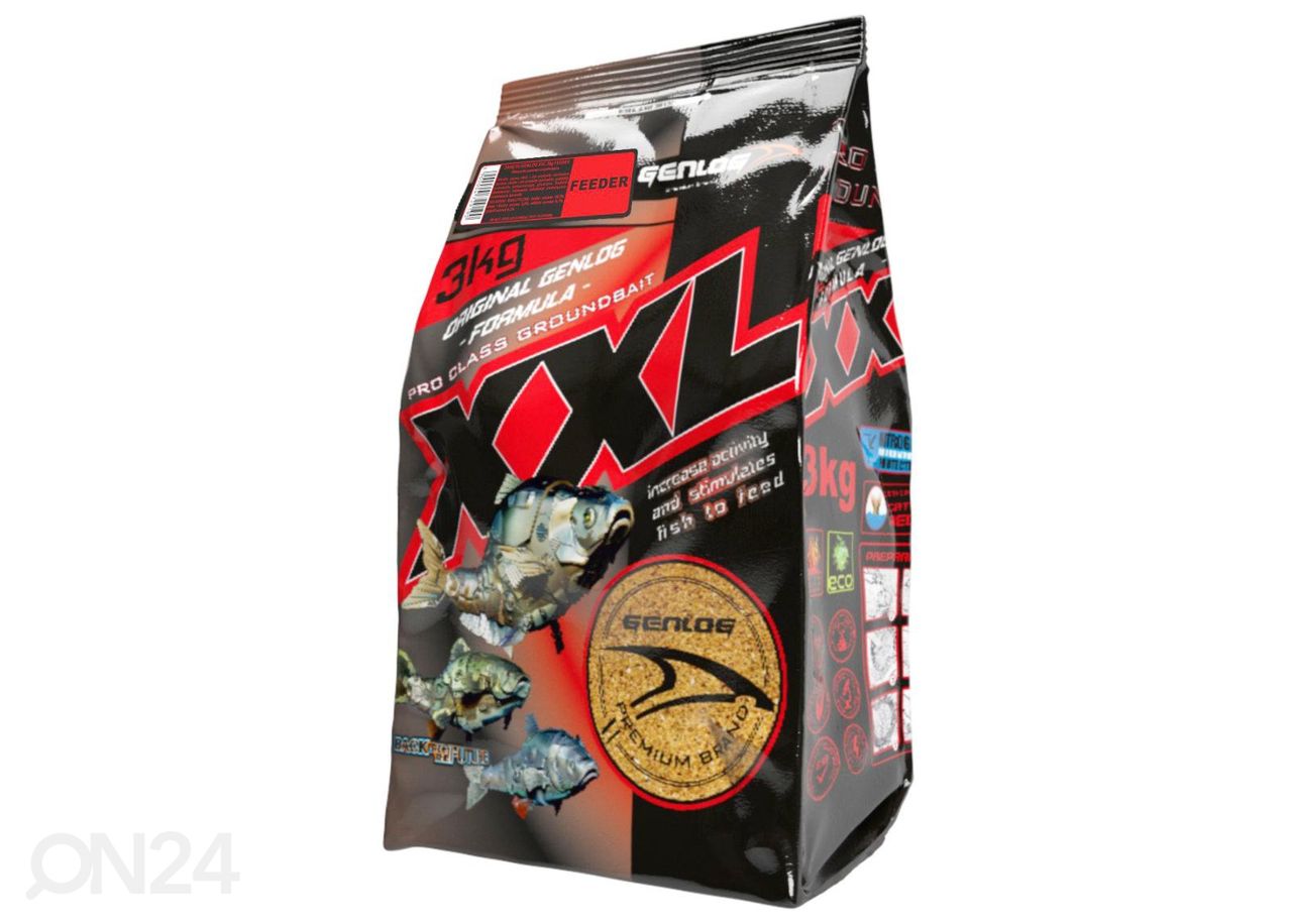 Корм для рыб genlog xxl 3 кг feeder увеличить