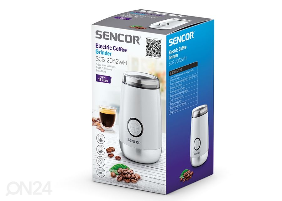 Кофемолка Sencor SCG2052WH увеличить