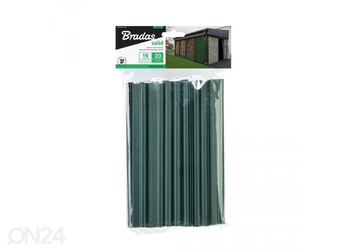 Крепления ленты для забора SOLID 1200 г/м² 19 см, зеленые увеличить
