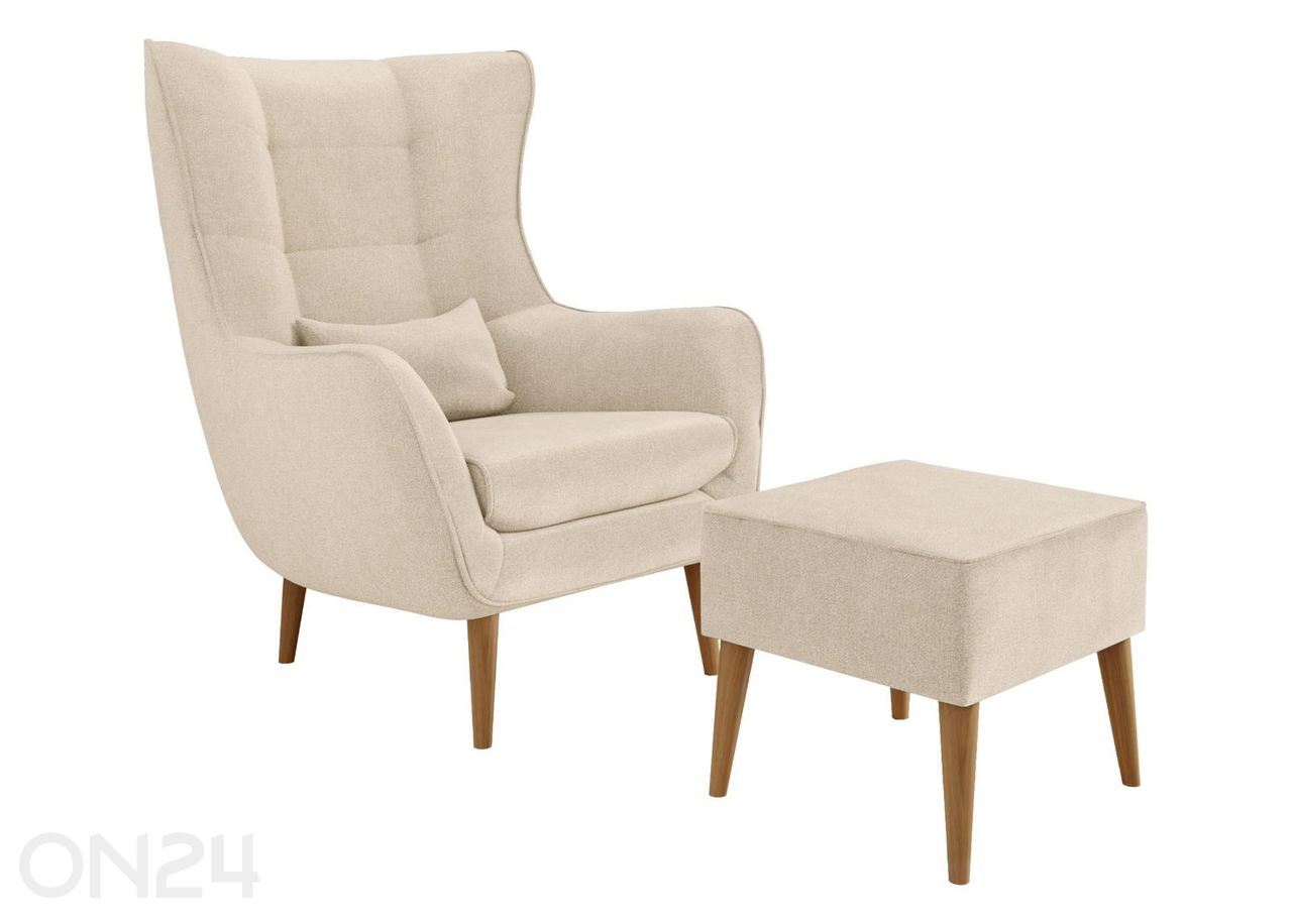 Кресло + пуф увеличить