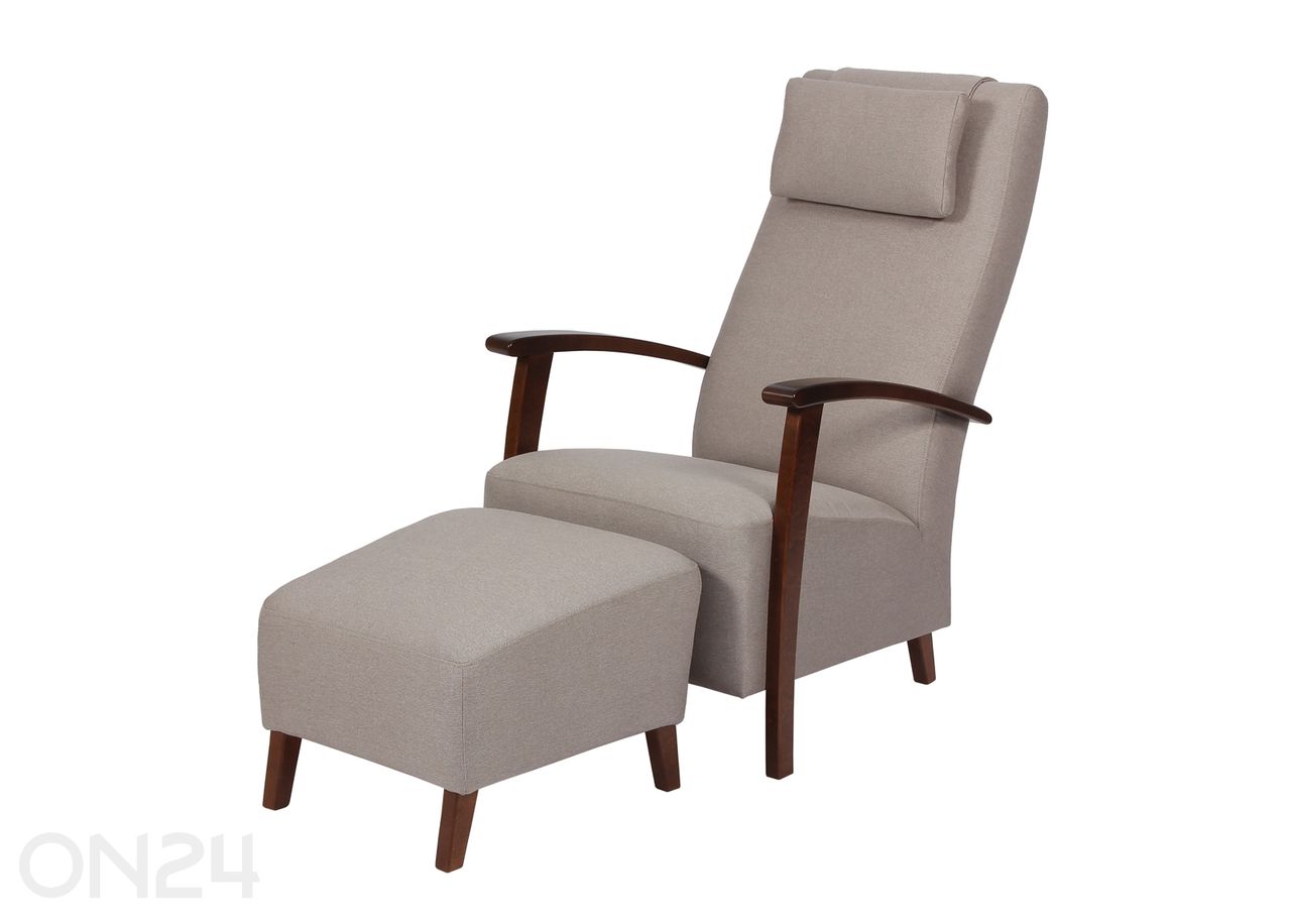 Кресло + пуф Lotta увеличить