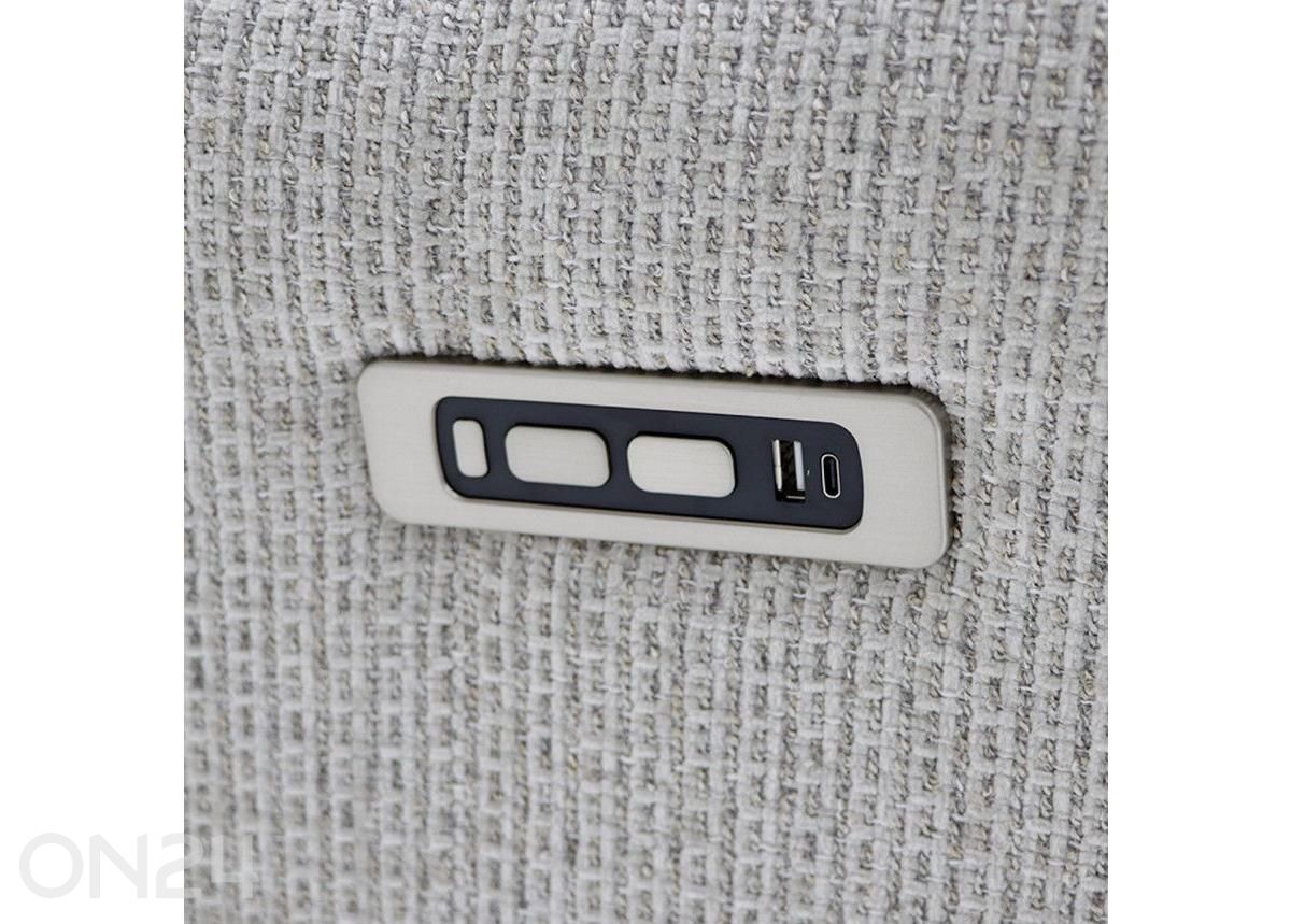 Кресло-реклайнер Eleganz 1, светло-серый увеличить