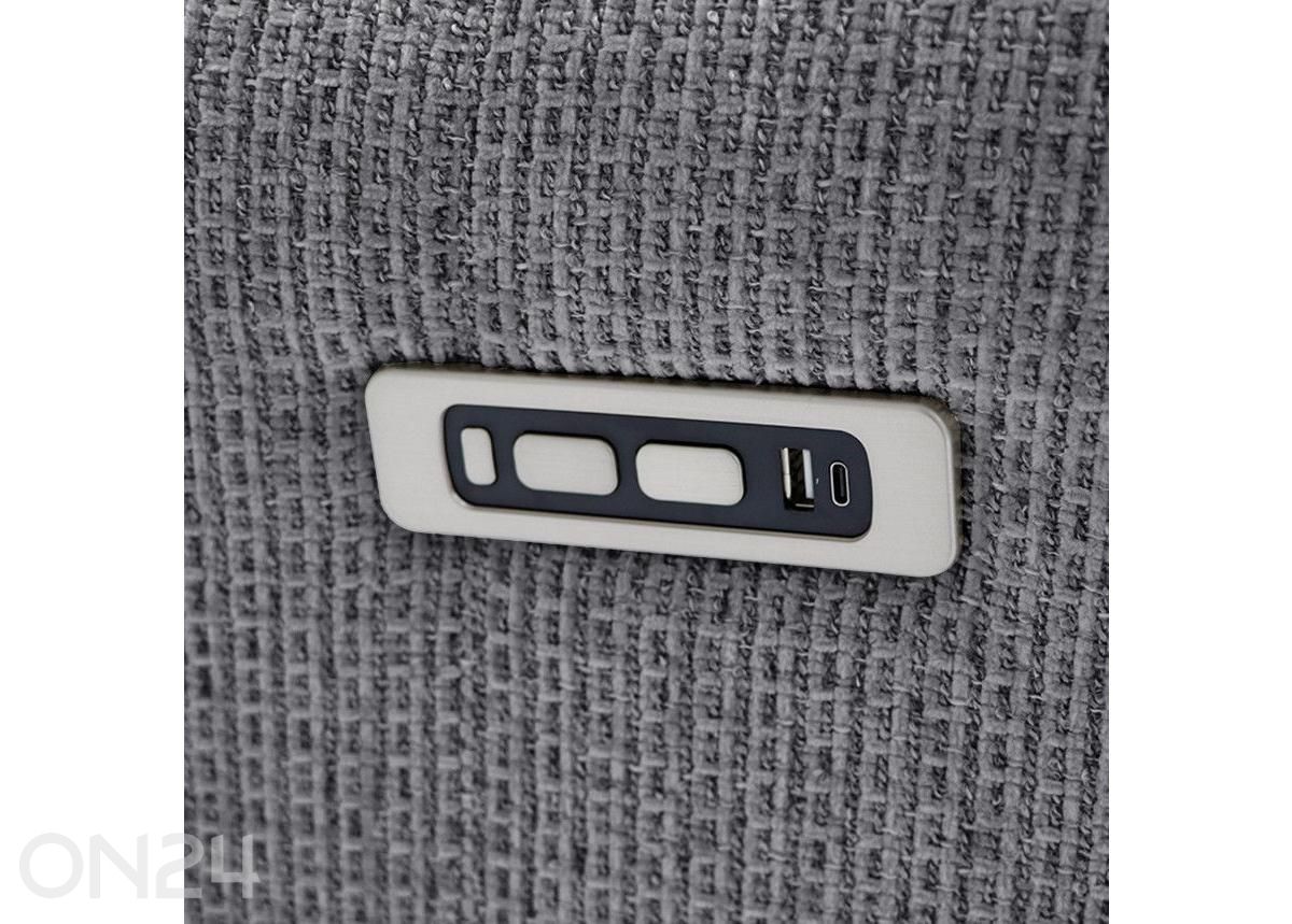 Кресло-реклайнер Eleganz 1, темно-серый увеличить