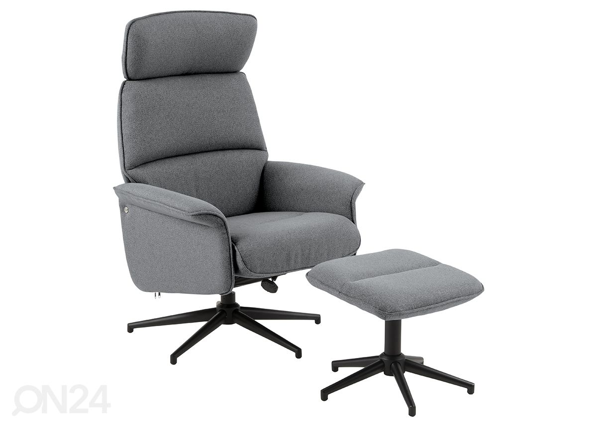 Кресло recliner Alura с банкеткой увеличить