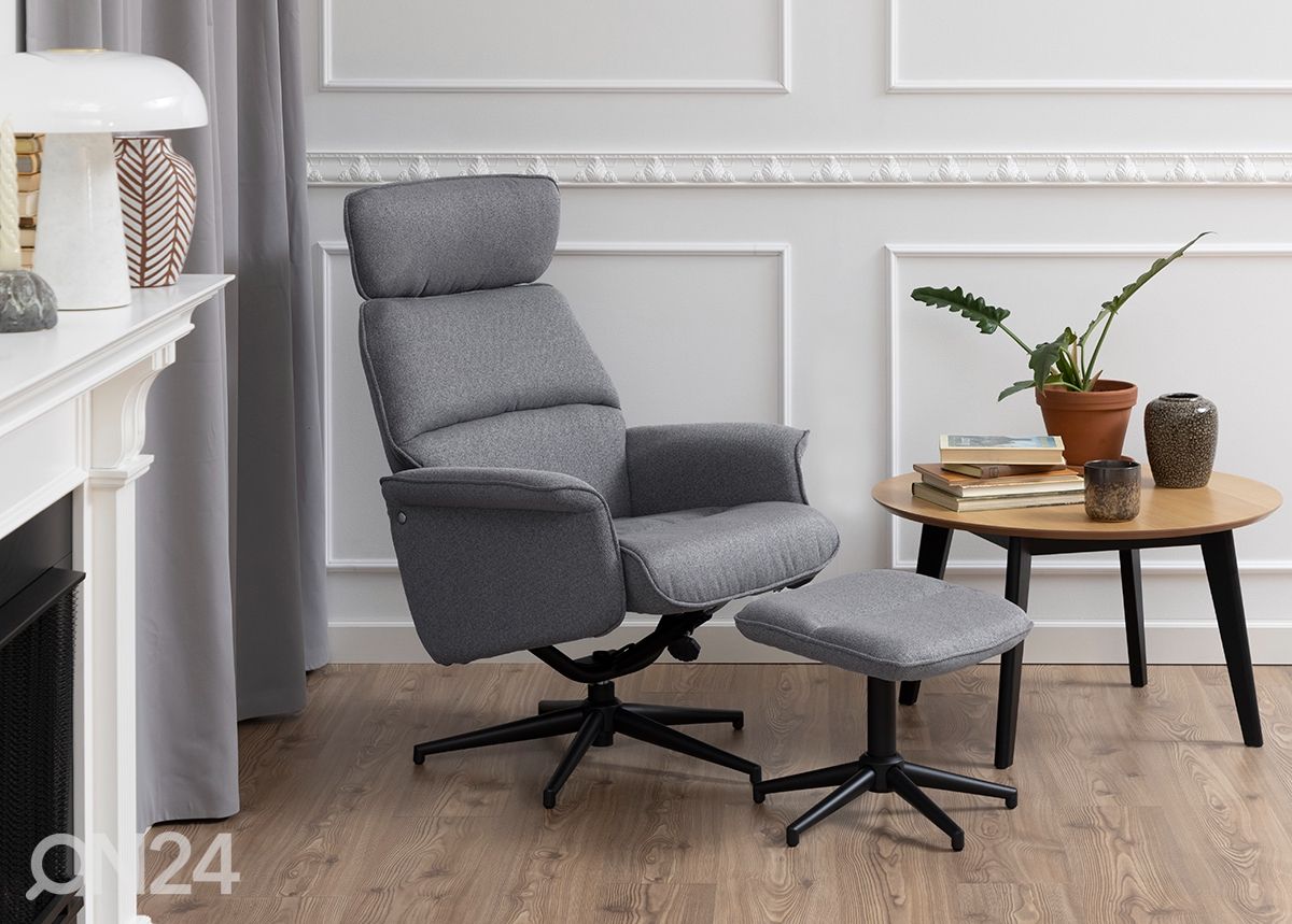 Кресло recliner Alura с банкеткой увеличить