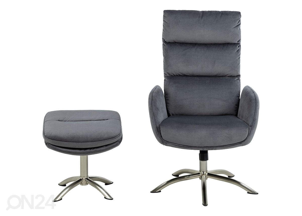 Кресло recliner Haddam + банкетка увеличить