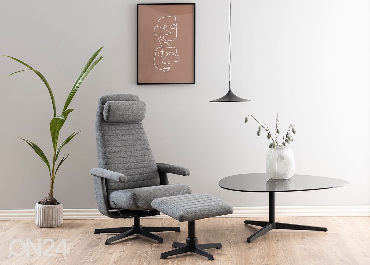Кресло recliner Tranby с банкеткой увеличить