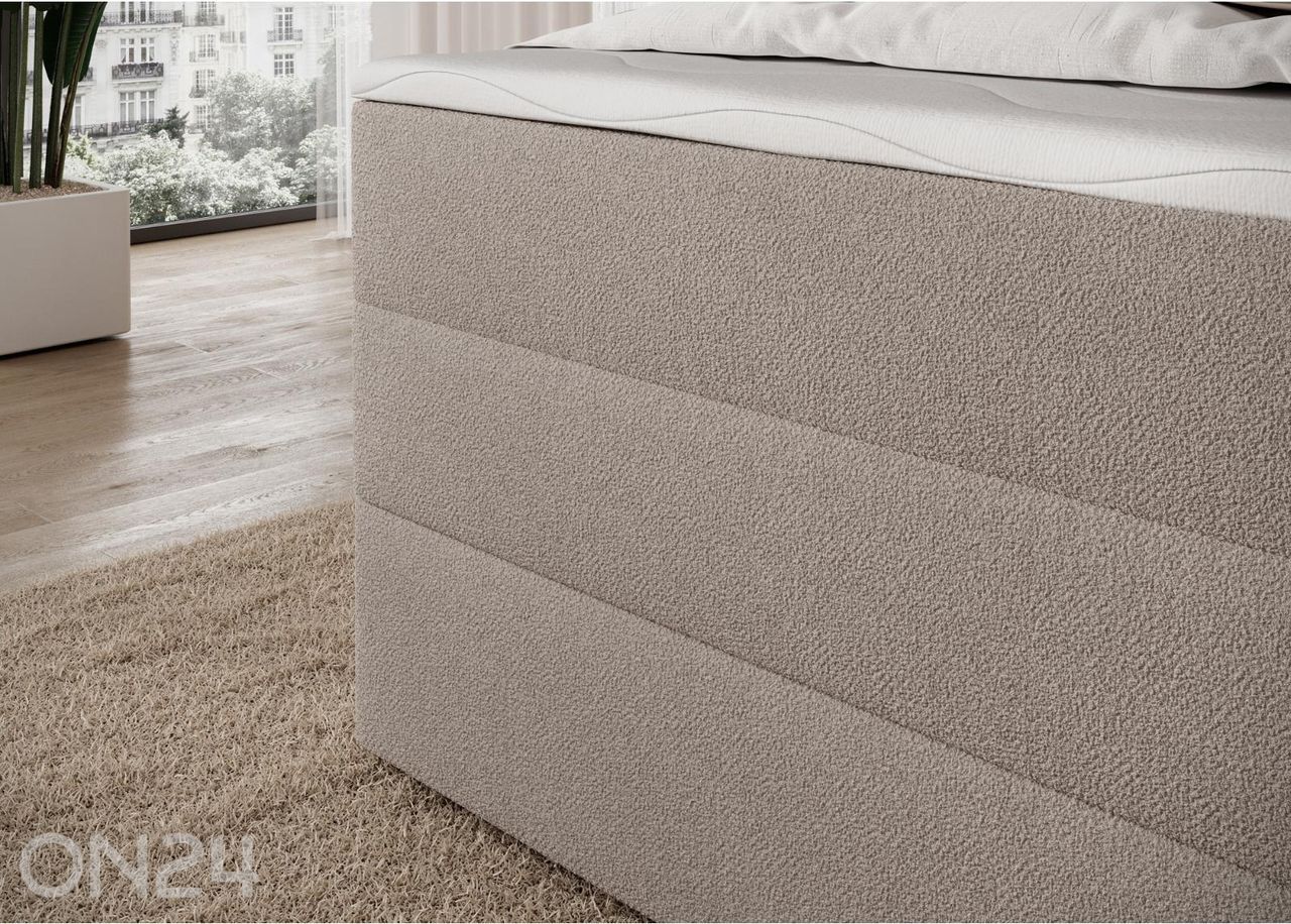 Кровать континентальная Kasped с ящиком для хранения 140x200 см увеличить