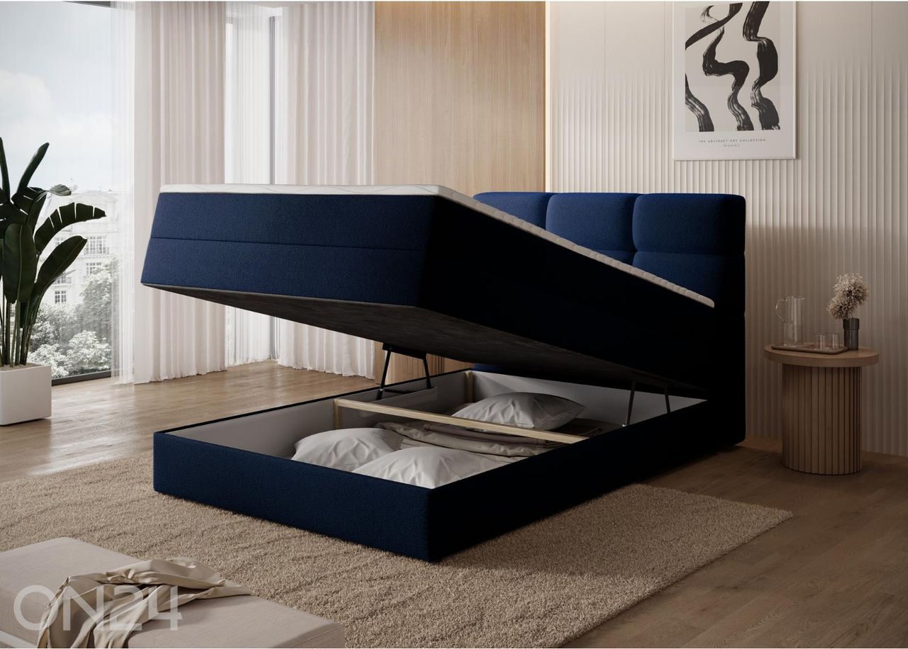 Кровать континентальная Kasped с ящиком для хранения 140x200 см увеличить