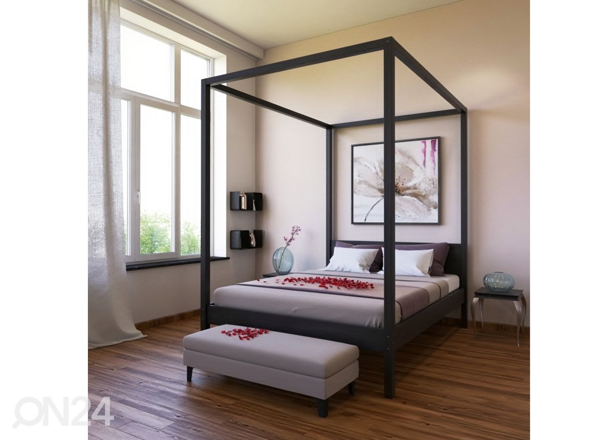 Кровать со стойками под балдахин Romance 140x190 cm увеличить