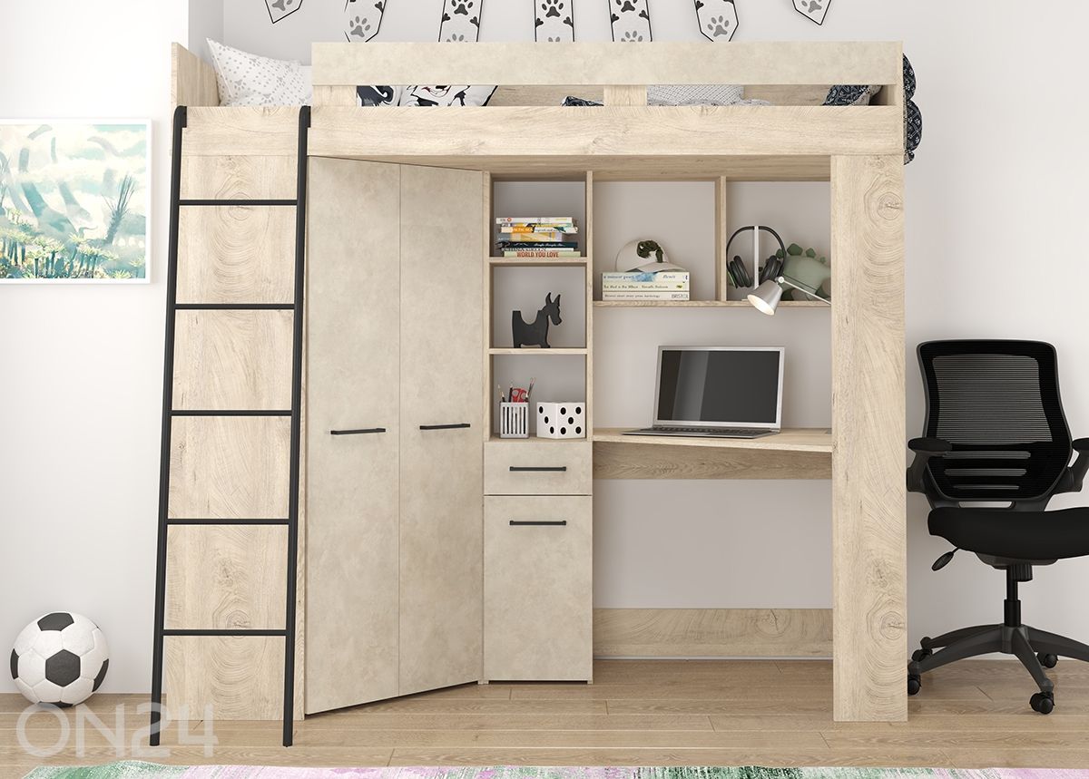 Кровать-чердак Floor 80x200 см увеличить