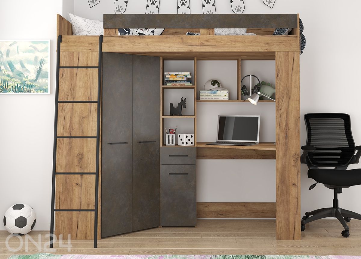 Кровать-чердак Floor 80x200 см увеличить