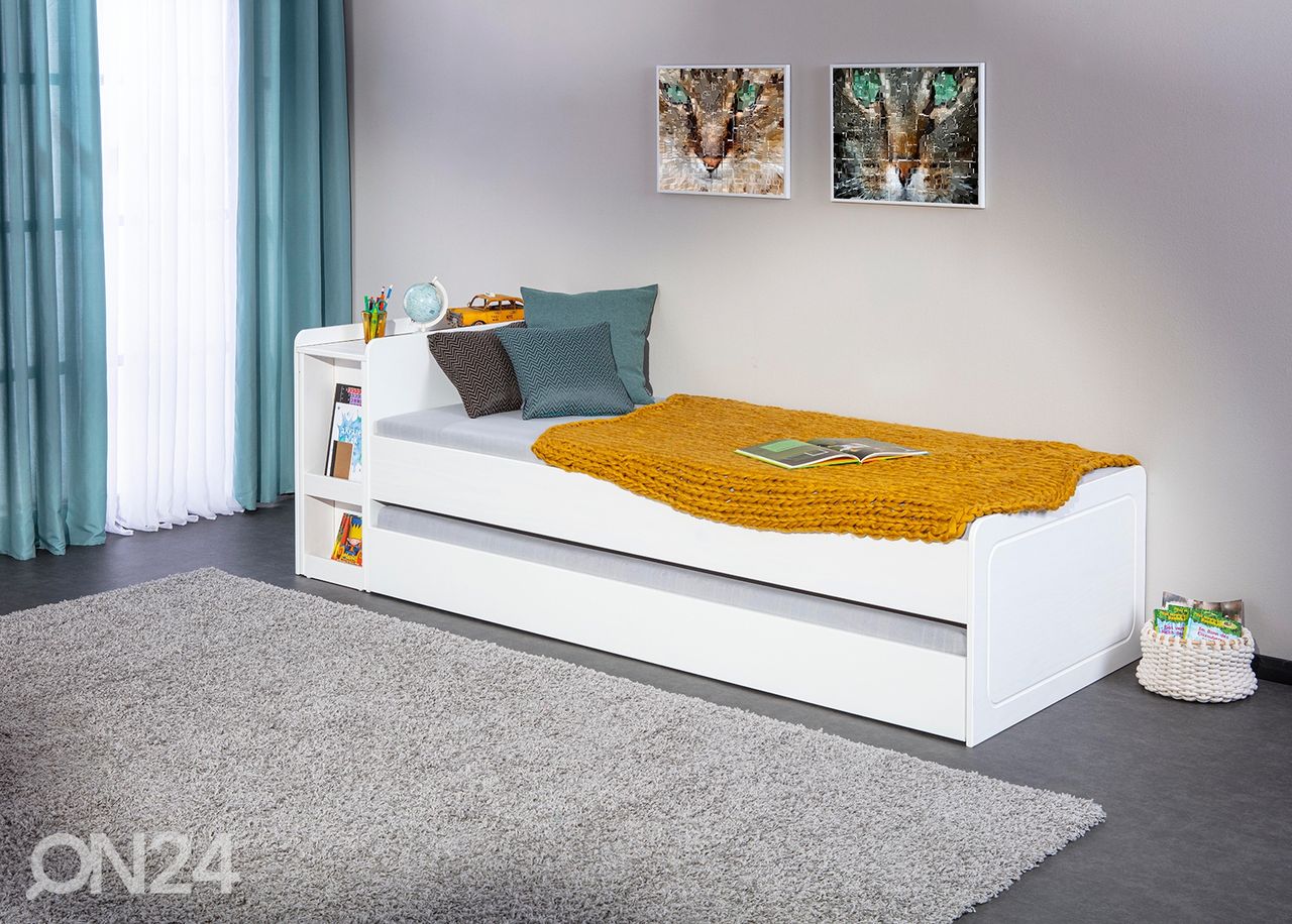 Кровать Negras 90x200 cm, белый увеличить