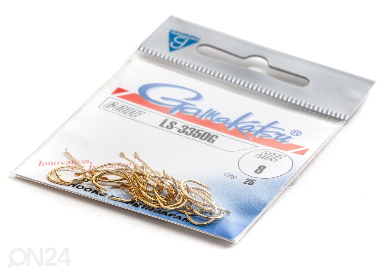 Крючок Gamakatsu Ls3350G s4 25 шт увеличить