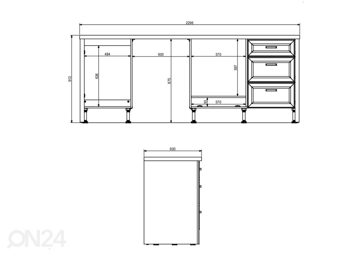 Кухня 230 cm увеличить