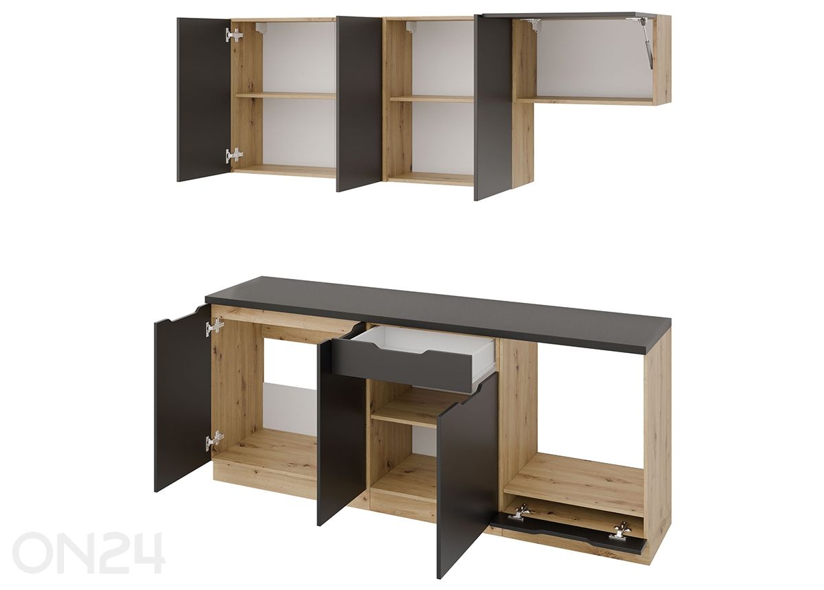 Кухня Isabela 200 см + LED увеличить