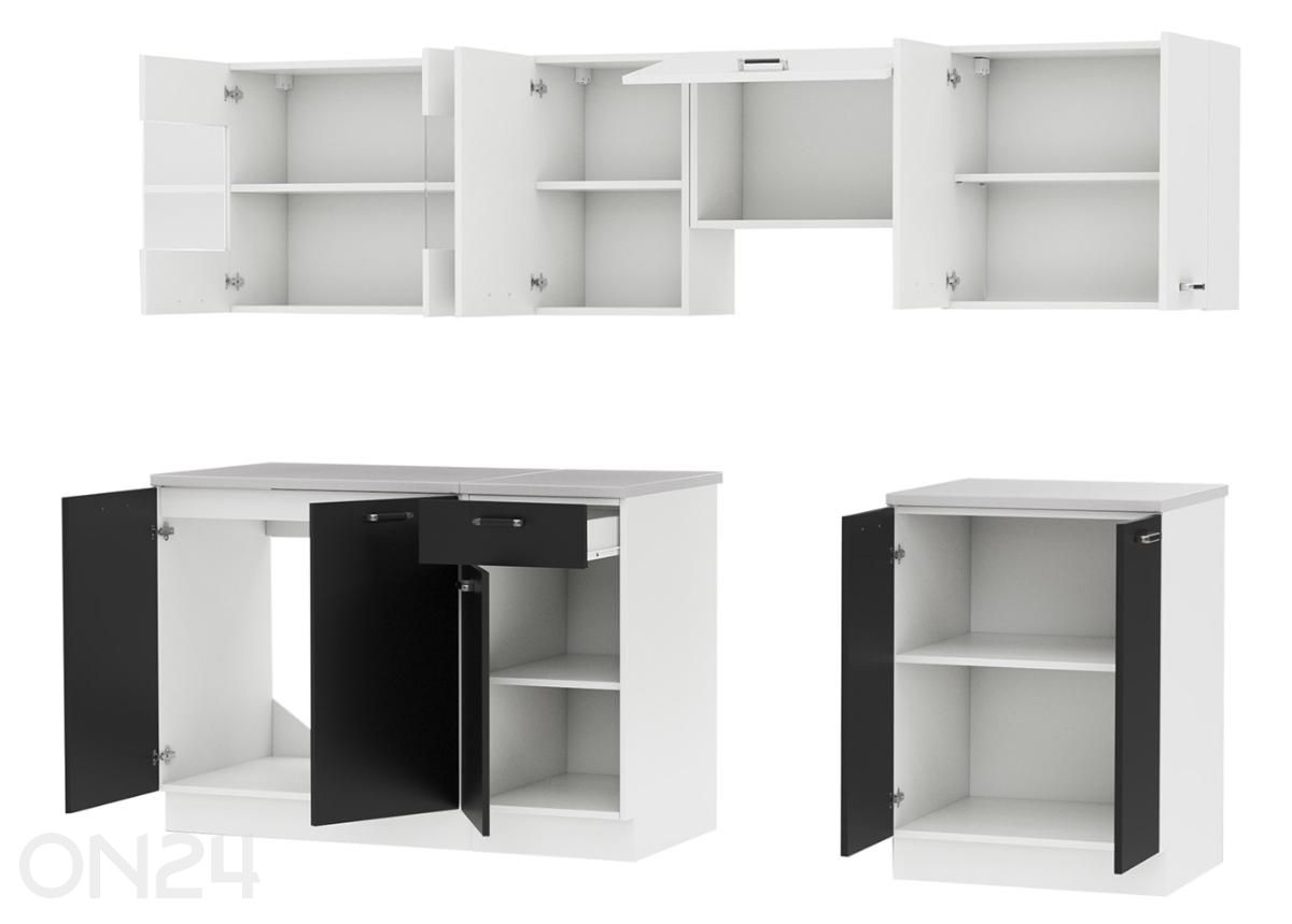 Кухня Omega II 240 см + LED увеличить