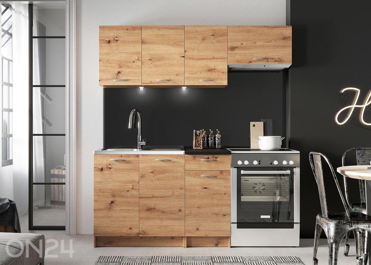 Кухонная мебель Melani 180 см + LED увеличить