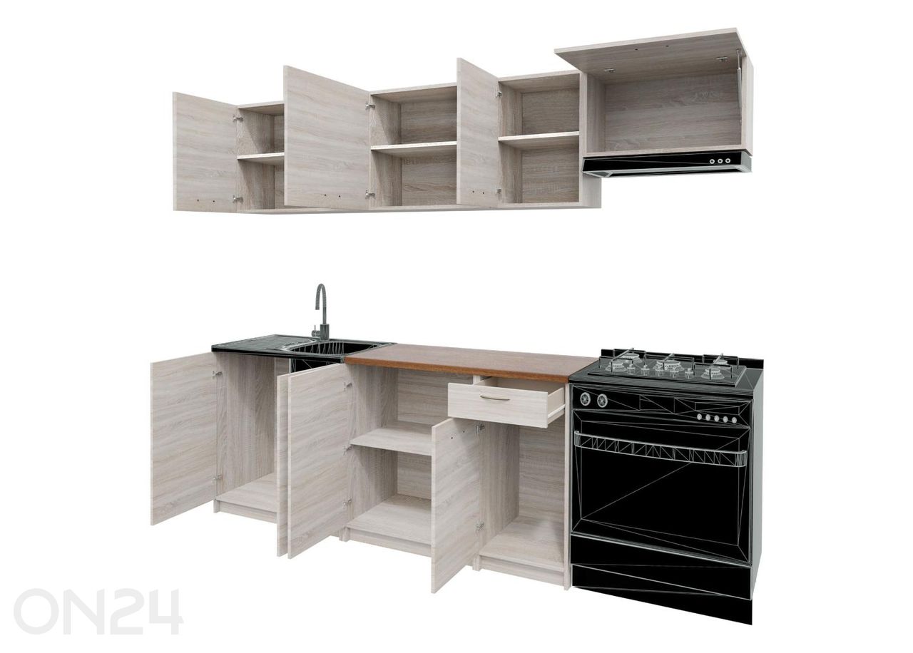 Кухонная мебель Melani 240 см увеличить