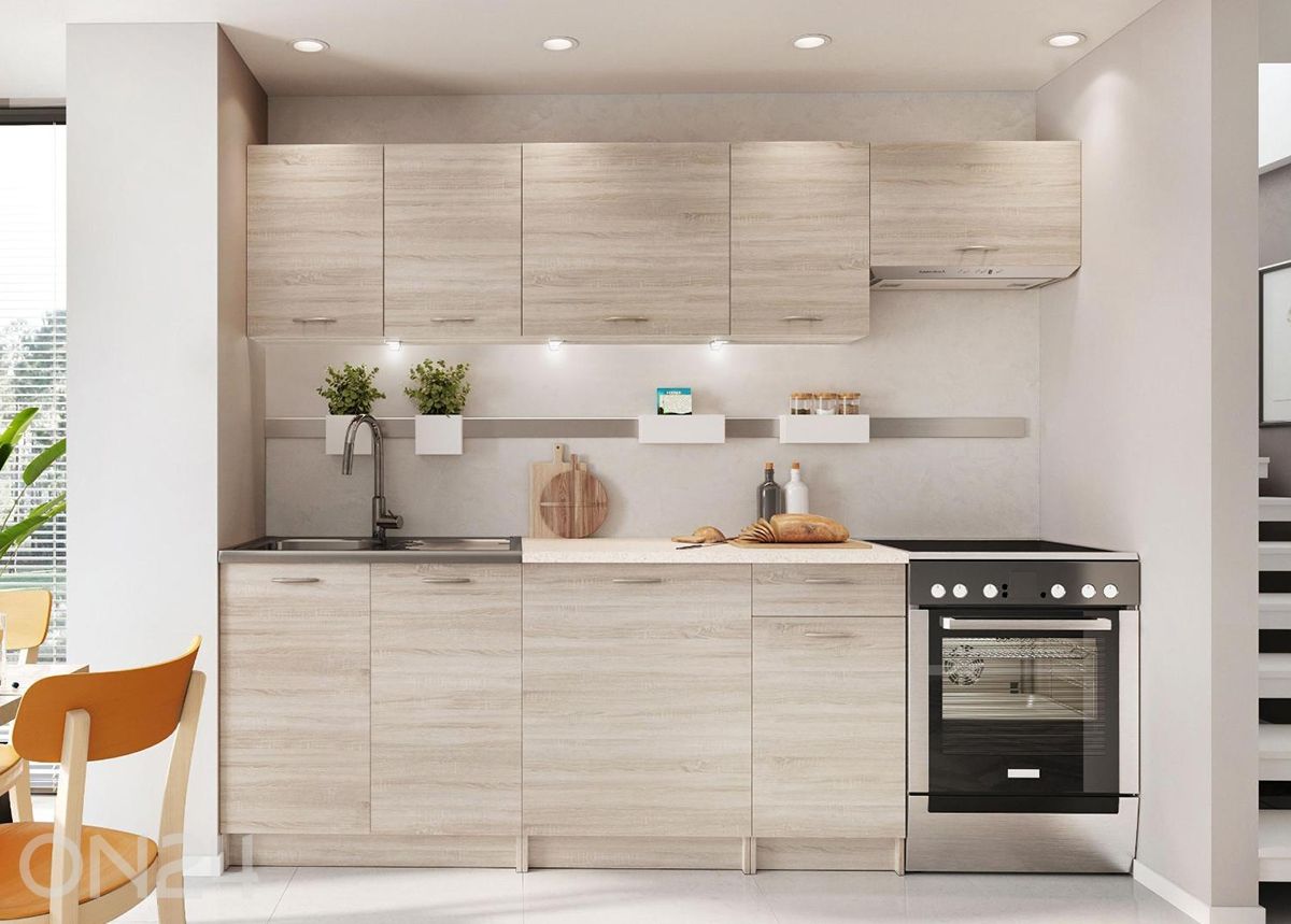 Кухонная мебель Melani 240 см + LED увеличить