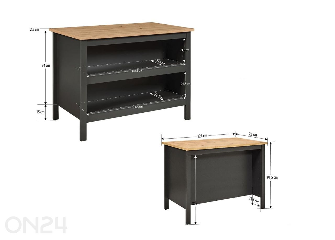 Кухонный остров Nellina увеличить