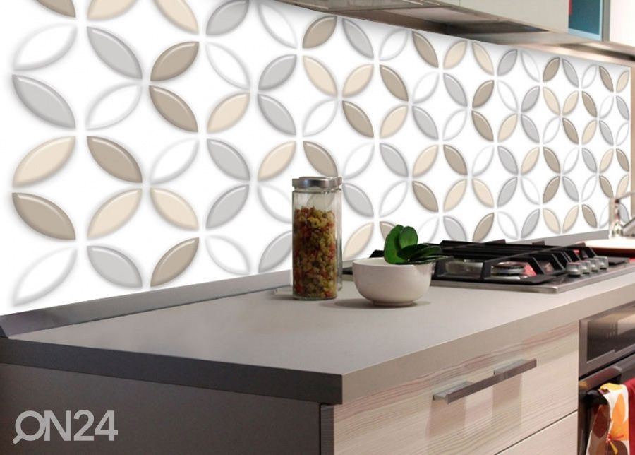 Кухонный фартук Brown Petals 260x60 см увеличить