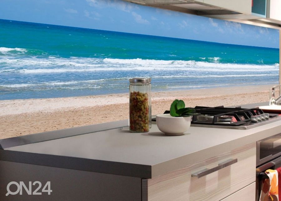 Кухонный фартук Empty Beach 180x60 см увеличить