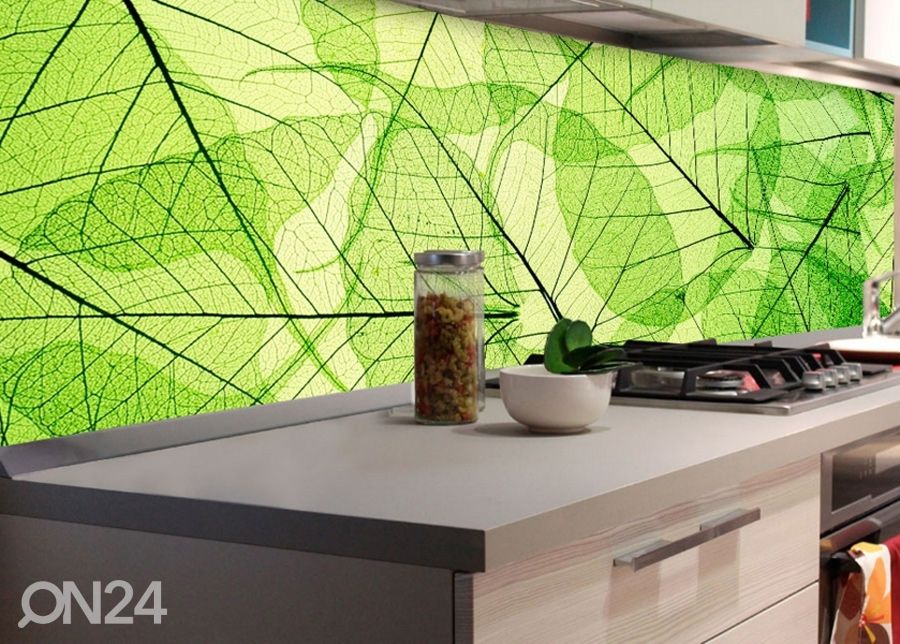 Кухонный фартук Leaf veins 260х60 см увеличить