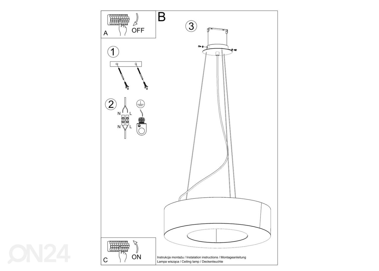 Люстра Saturno 70 увеличить