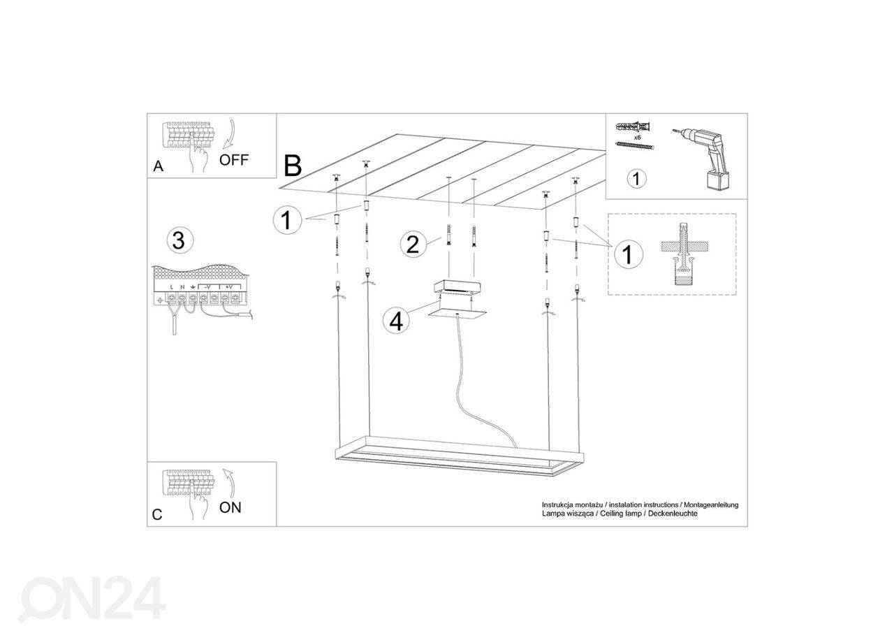 Люстра Tuula M 4000K увеличить
