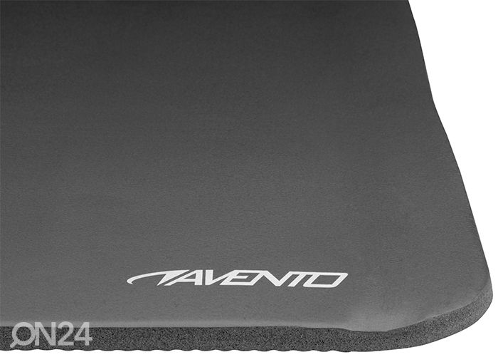 Мат для йоги Avento NBR 183x61 см серый увеличить