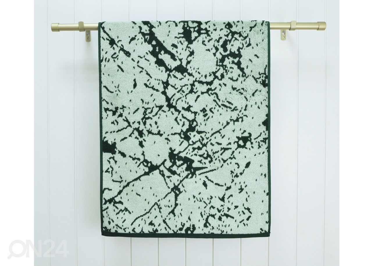 Махровое полотенце Marble, зелёный 70x140 cm увеличить
