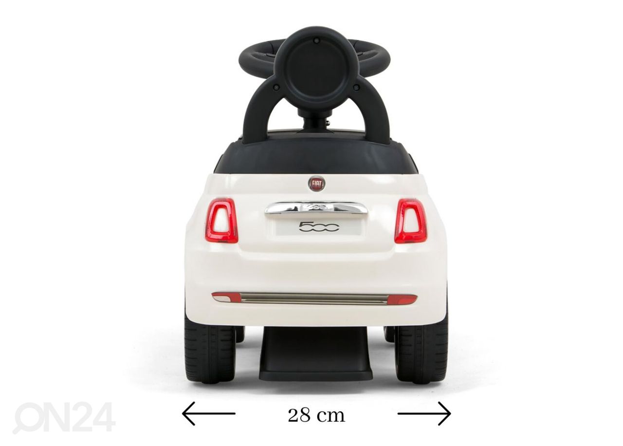 Машинка-каталка Fiat 500, белая увеличить