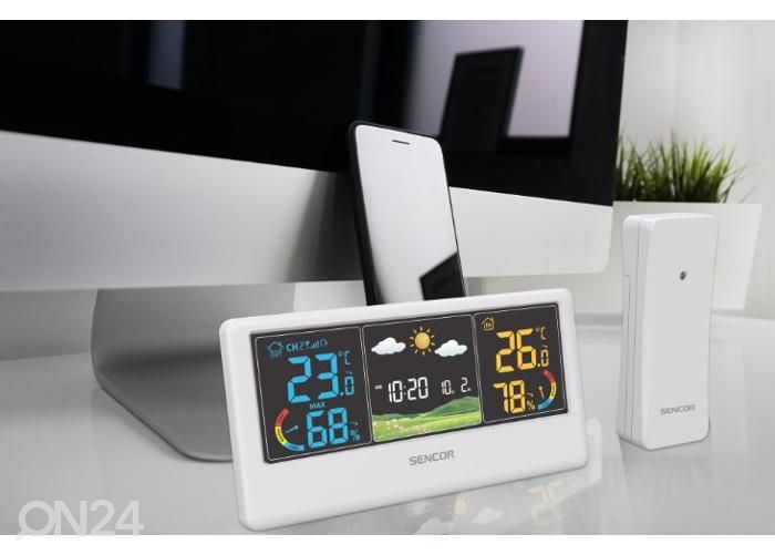 Метеостанция Sencor SWS4100W, белый увеличить