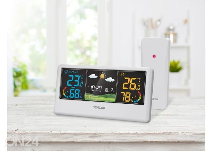 Метеостанция Sencor SWS4100W, белый увеличить