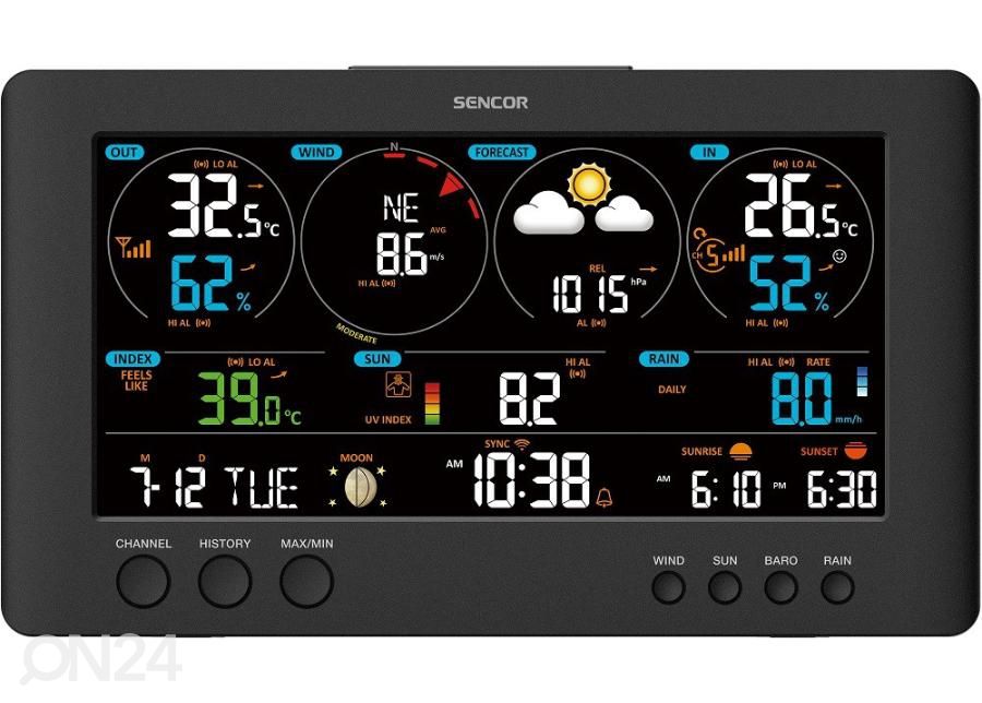 Метеостанция Wifi Sencor SWS12500 увеличить