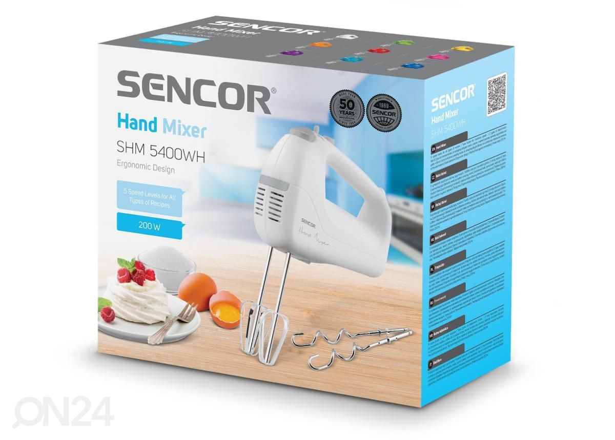Миксер Sencor SHM5400WH, белый увеличить