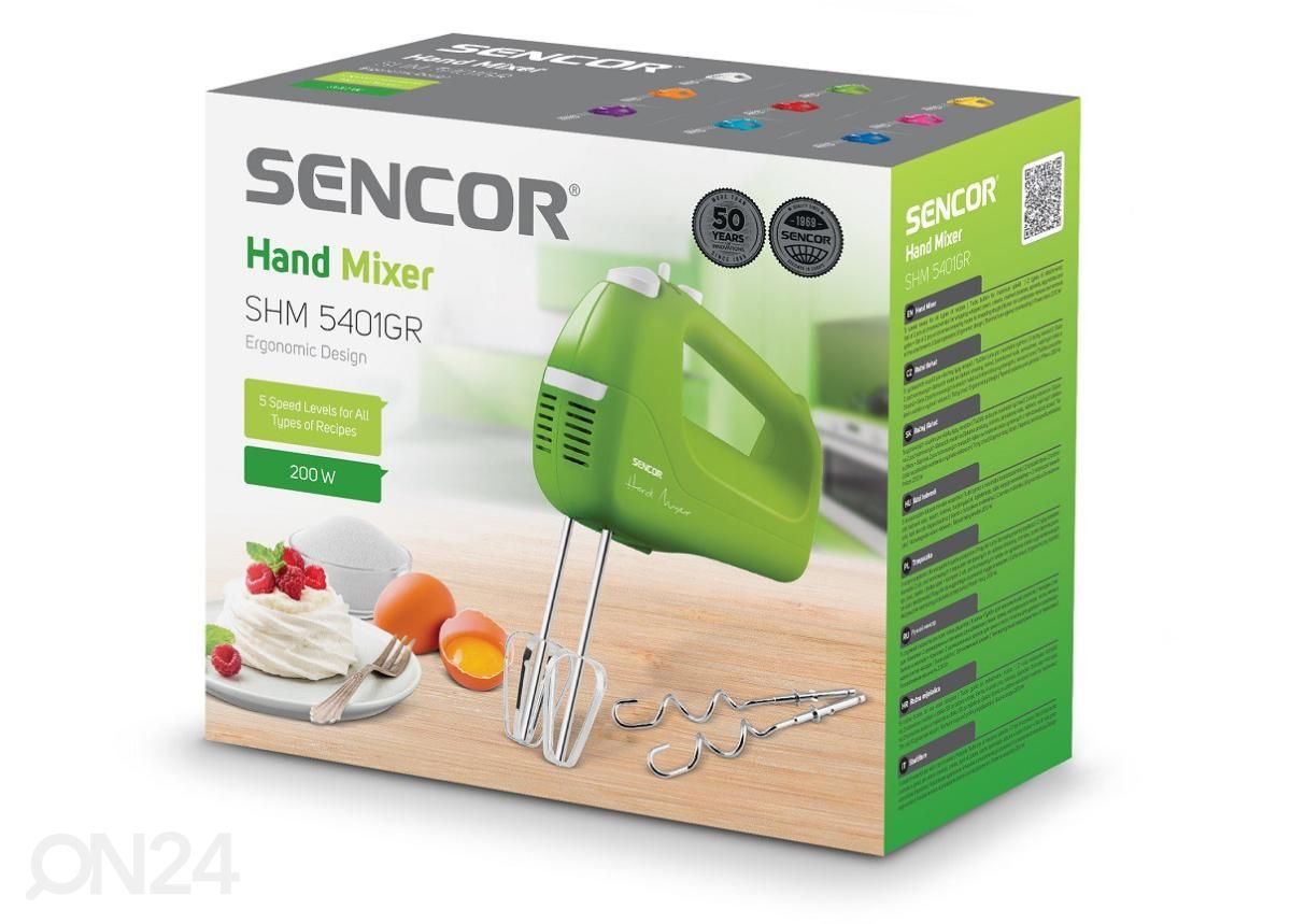 Миксер Sencor SHM5401GR, зеленый увеличить