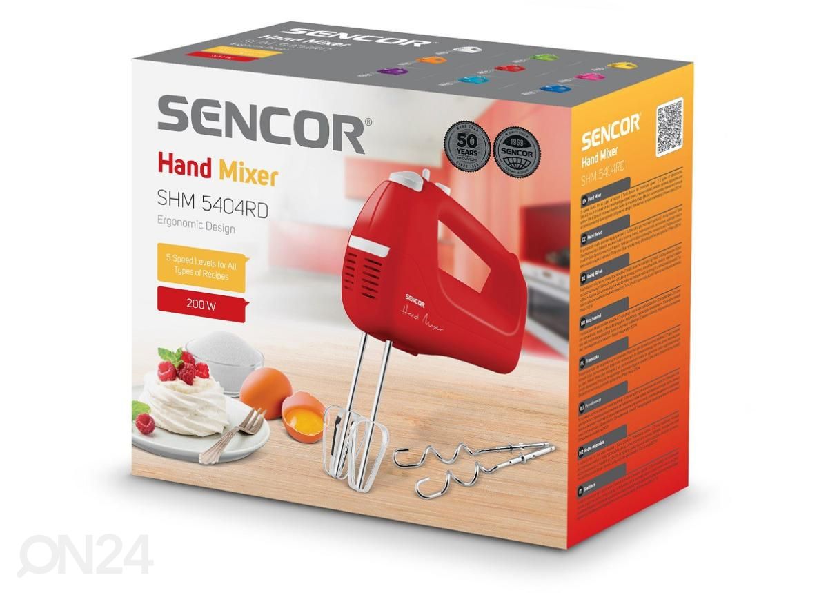 Миксер Sencor SHM5404RD, красный увеличить